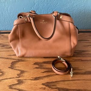 Kate Spade camel leather handbag